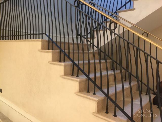 Gascoyne Blue Staircase Hampstead Close up