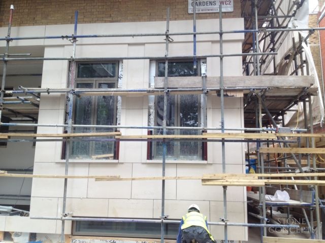 Elevation Portland Stone Cladding Covent Garden